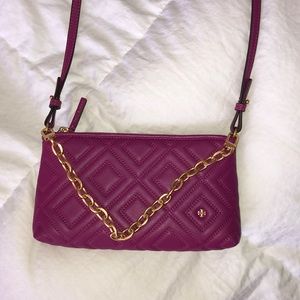 Tory Burch magenta pink crossbody